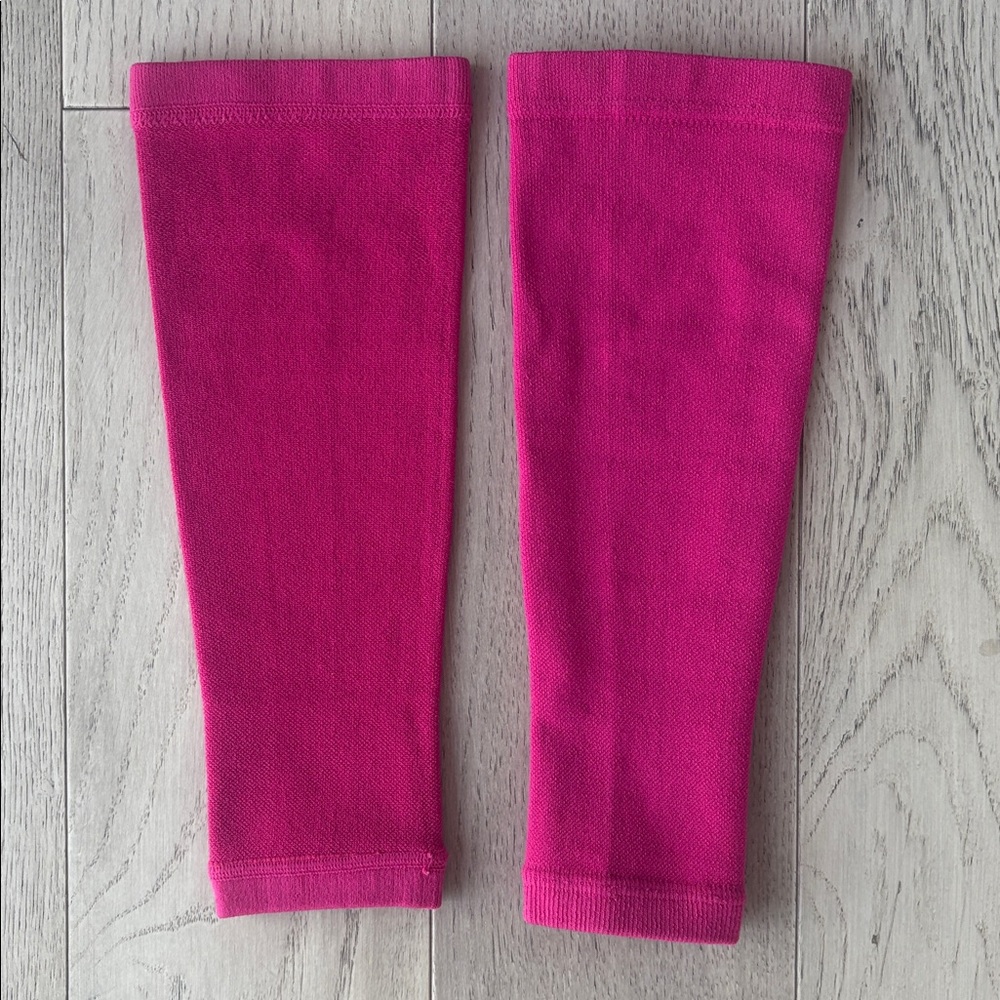 Run Forever Rymora Medium Calf Compression Sleeves White Pink - Picture 5 of 5